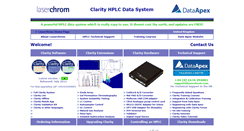 Desktop Screenshot of clarityhplc.co.uk